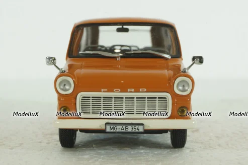 Ford Transit 1971 Bus, orange, 400082410, Minichamps 1:43