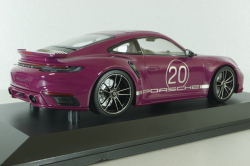 Porsche 911 (992) Turbo S Sport Design Paket, 2021, red, 155069172, Minichamps 1:18