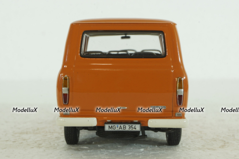 Ford Transit 1971 Bus, orange, 400082410, Minichamps 1:43