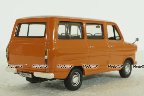 Ford Transit 1971 Bus, orange, 400082410, Minichamps 1:43