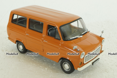 Ford Transit 1971 Bus, orange, 400082410, Minichamps 1:43