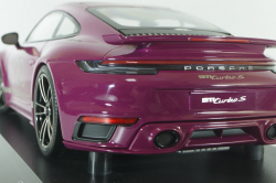 Porsche 911 (992) Turbo S Sport Design Paket, 2021, red, 155069172, Minichamps 1:18