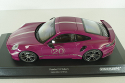 Porsche 911 (992) Turbo S Sport Design Paket, 2021, red, 155069172, Minichamps 1:18