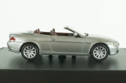BMW 645 Cabrio (E64) 2003, grey, 80420153435, Kyosho 1:43