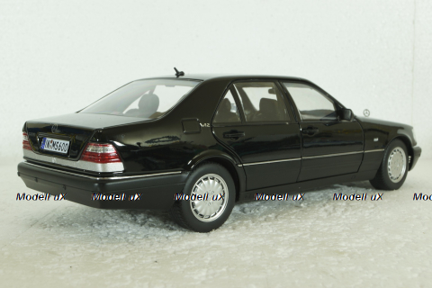 Mercedes S600 (W140), 1994 black, MM140BL, Mission Model 1:18