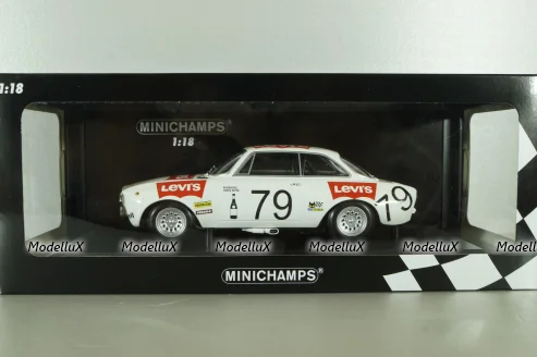 Alfa Romeo GTA 1300 Junior SPA 24H 1971, Rubens/Van Rryn, 155711279, Minichamps 1:18