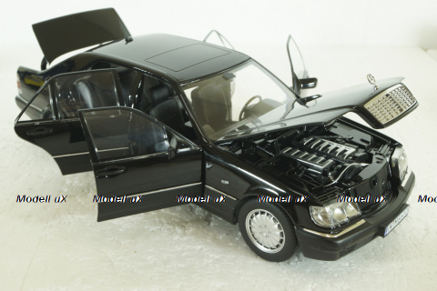 Mercedes S600 (W140), 1994 black, MM140BL, Mission Model 1:18