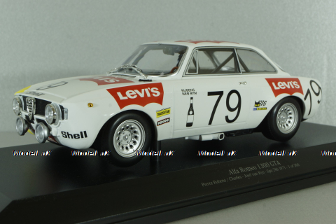 Alfa Romeo GTA 1300 Junior SPA 24H 1971, Rubens/Van Rryn, 155711279, Minichamps 1:18