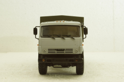 Камаз-53501 с тентом, серый/зеленый, АвтоИстория 1:43