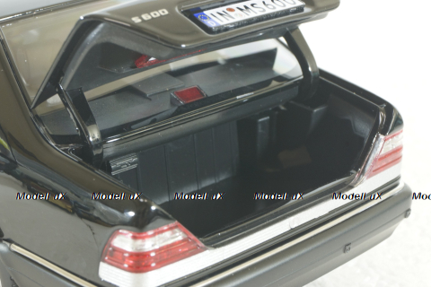Mercedes S600 (W140), 1994 black, MM140BL, Mission Model 1:18