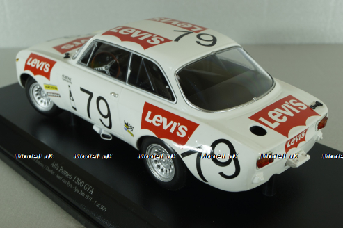 Alfa Romeo GTA 1300 Junior SPA 24H 1971, Rubens/Van Rryn, 155711279, Minichamps 1:18