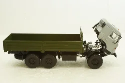 Камаз-53501 с тентом, серый/зеленый, АвтоИстория 1:43