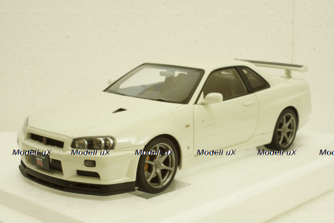 Nissan Skyline GT-R (R34) V-Spec II, white pearl, 77406, AutoArt 1:18