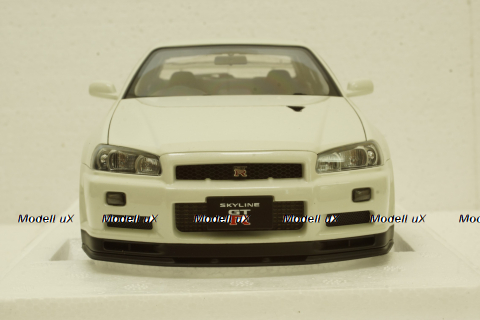 Nissan Skyline GT-R (R34) V-Spec II, white pearl, 77406, AutoArt 1:18