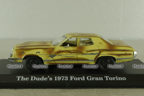 Ford Grand Torino The Dude's 1973 from movie Big Lebowski, 86495, Greenlight 1:43
