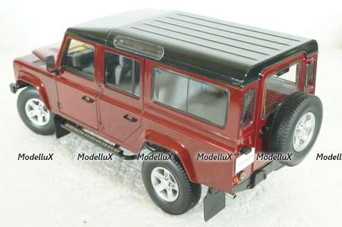 Land Rover Defender 110, red, Century Dragon 1:18