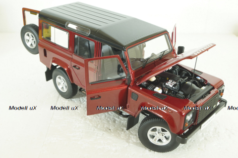 Land Rover Defender 110, red, Century Dragon 1:18