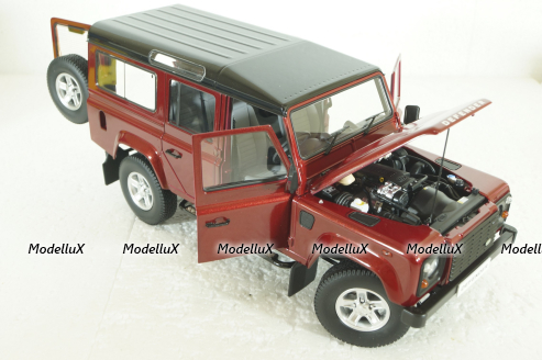 Land Rover Defender 110, red, Century Dragon 1:18