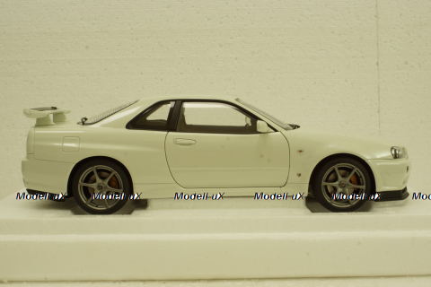 Nissan Skyline GT-R (R34) V-Spec II, white pearl, 77406, AutoArt 1:18