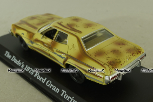 Ford Grand Torino The Dude's 1973 from movie Big Lebowski, 86495, Greenlight 1:43