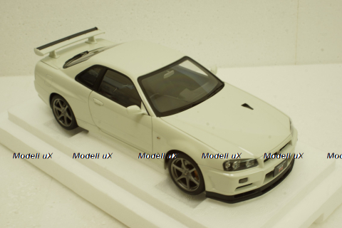 Nissan Skyline GT-R (R34) V-Spec II, white pearl, 77406, AutoArt 1:18