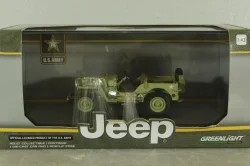 Willys Jeep MB, green, 86307, Greenlight 1:43