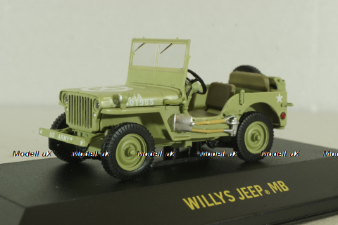 Willys Jeep MB, green, 86307, Greenlight 1:43