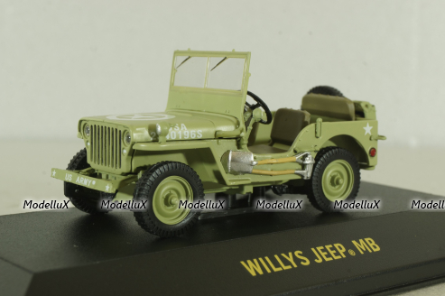Willys Jeep MB, green, 86307, Greenlight 1:43