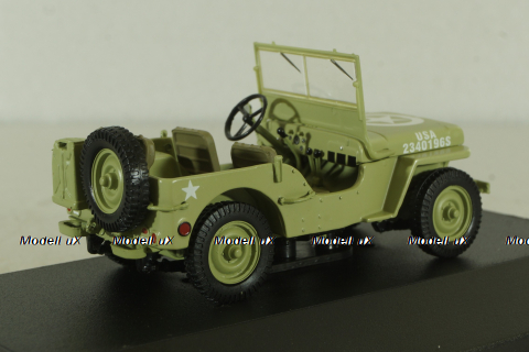 Willys Jeep MB, green, 86307, Greenlight 1:43