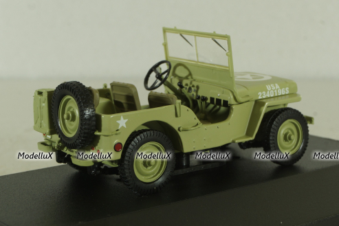 Willys Jeep MB, green, 86307, Greenlight 1:43