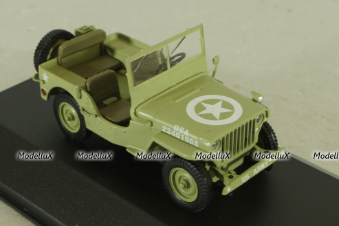 Willys Jeep MB, green, 86307, Greenlight 1:43