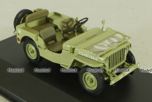 Willys Jeep MB, green, 86307, Greenlight 1:43