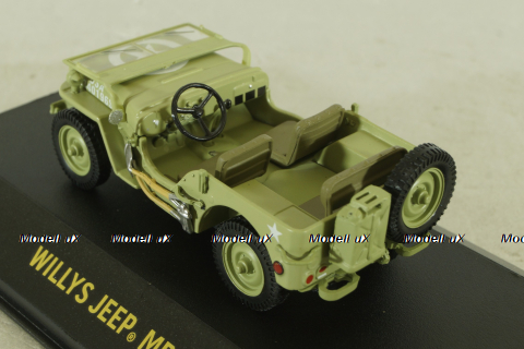 Willys Jeep MB, green, 86307, Greenlight 1:43