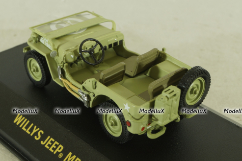 Willys Jeep MB, green, 86307, Greenlight 1:43