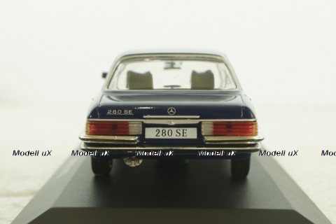 Mercedes 280SE W116  S-Klasse(1972), dark blue, IXO 1:43