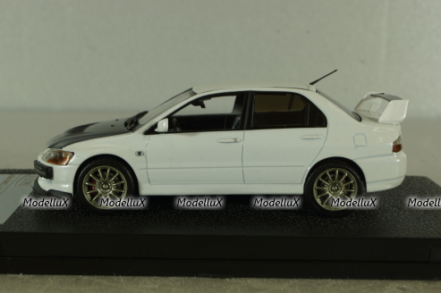 Mitsubishi Lancer Evolution IX 2005, white, 29371, Vitesse 1:43