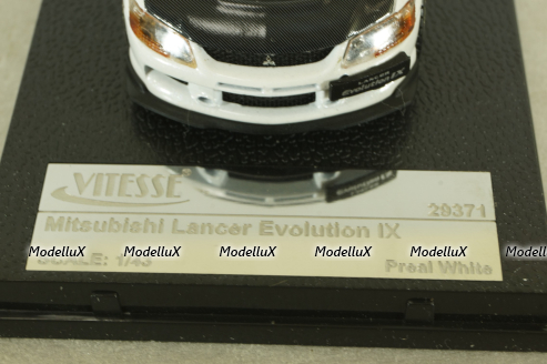 Mitsubishi Lancer Evolution IX 2005, white, 29371, Vitesse 1:43