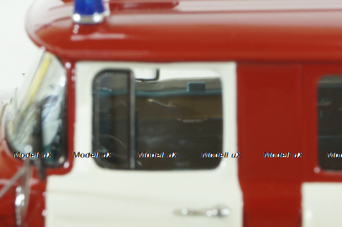 Зил-130 с п/полуприцем ОДАЗ-9958 пожарный, передвижная дымокамера, 1991г., TruckTyr 1:43