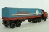 Камаз-5410 с полуприцепом с тентом , Элекон  1:43