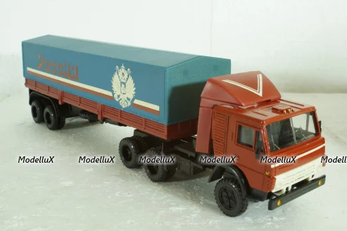 Камаз-5410 с полуприцепом с тентом , Элекон  1:43