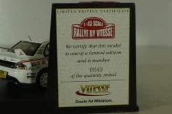 Mitsubishi Lancer Evolution IX #1 Champion African Rally 2008, H.Miyoshi/H.Ichino, 43404, Vitesse 1:43
