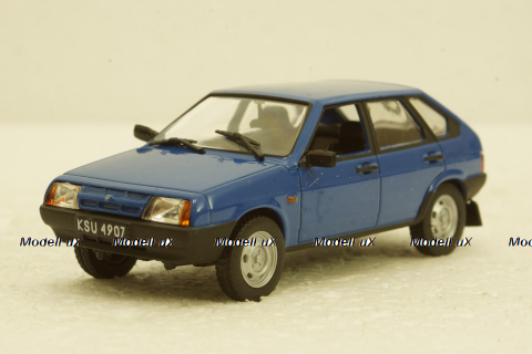 Ваз-2109 Samara, синяя, Kultowe Auta PRL-u №56 1:43