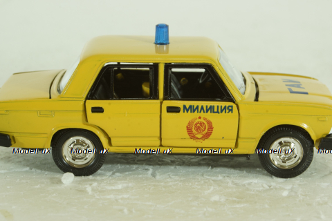Ваз-2107, милиция, Агат 1:43