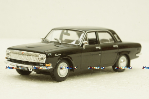 Газ-24 Волга, черная, Kultowe Auta PRL-u №14 1:43