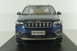Jeep Cherokee 2019, blue, Paudi 1:18