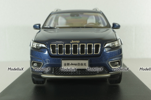 Jeep Cherokee 2019, blue, Paudi 1:18