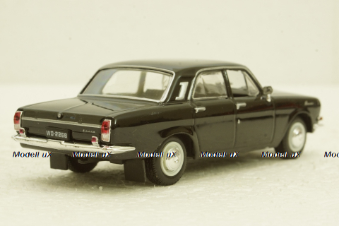 Газ-24 Волга, черная, Kultowe Auta PRL-u №14 1:43