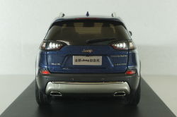 Jeep Cherokee 2019, blue, Paudi 1:18