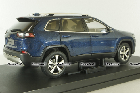 Jeep Cherokee 2019, blue, Paudi 1:18