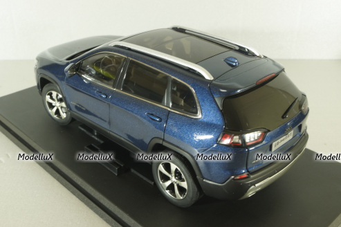 Jeep Cherokee 2019, blue, Paudi 1:18
